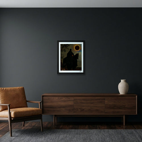 When the Sun Died — 28×35cm, 11×14" Black Frame