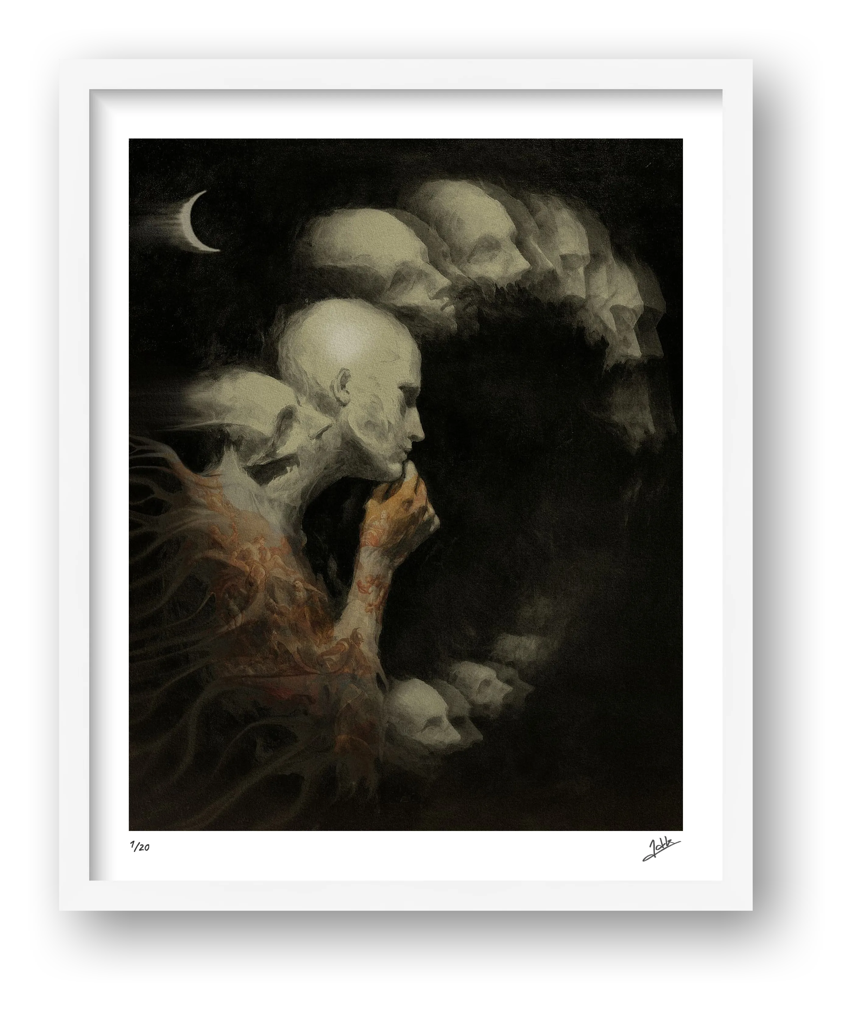 The Shape Of Overthinking — framed
