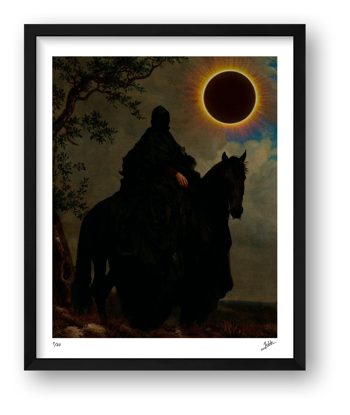When the Sun Died — framed